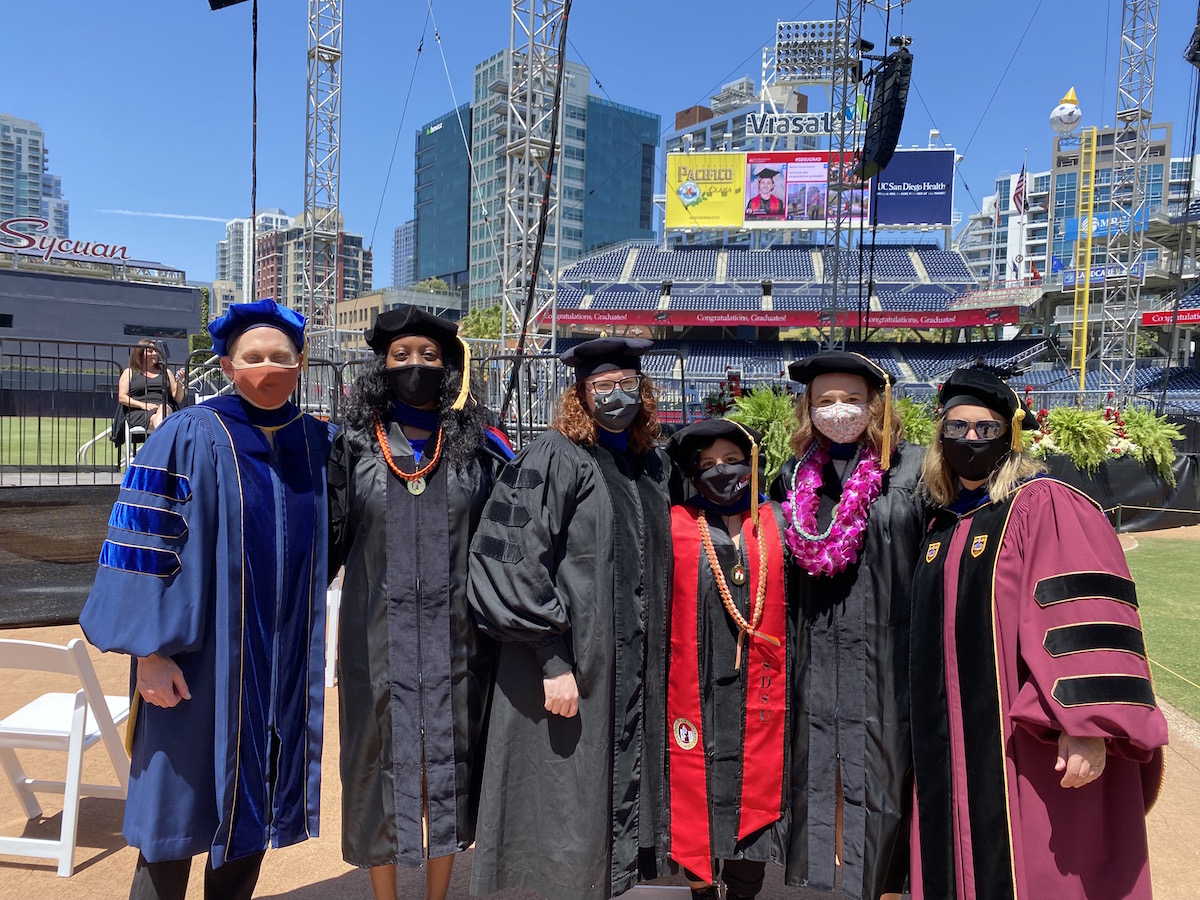 MSED graduates gowned 2021